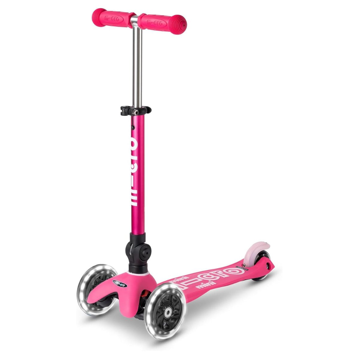 Micro Kickboard Mini Foldable LED Kids Scooter - Pink on Luna Baby Store Miami
