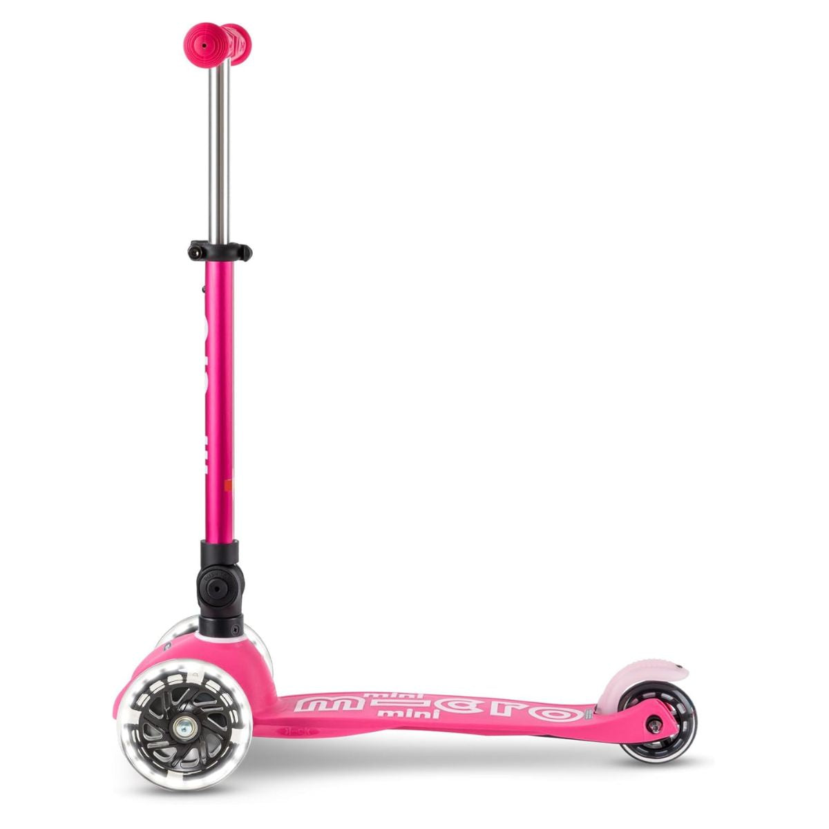 Micro Kickboard Mini Foldable LED Kids Scooter - Pink