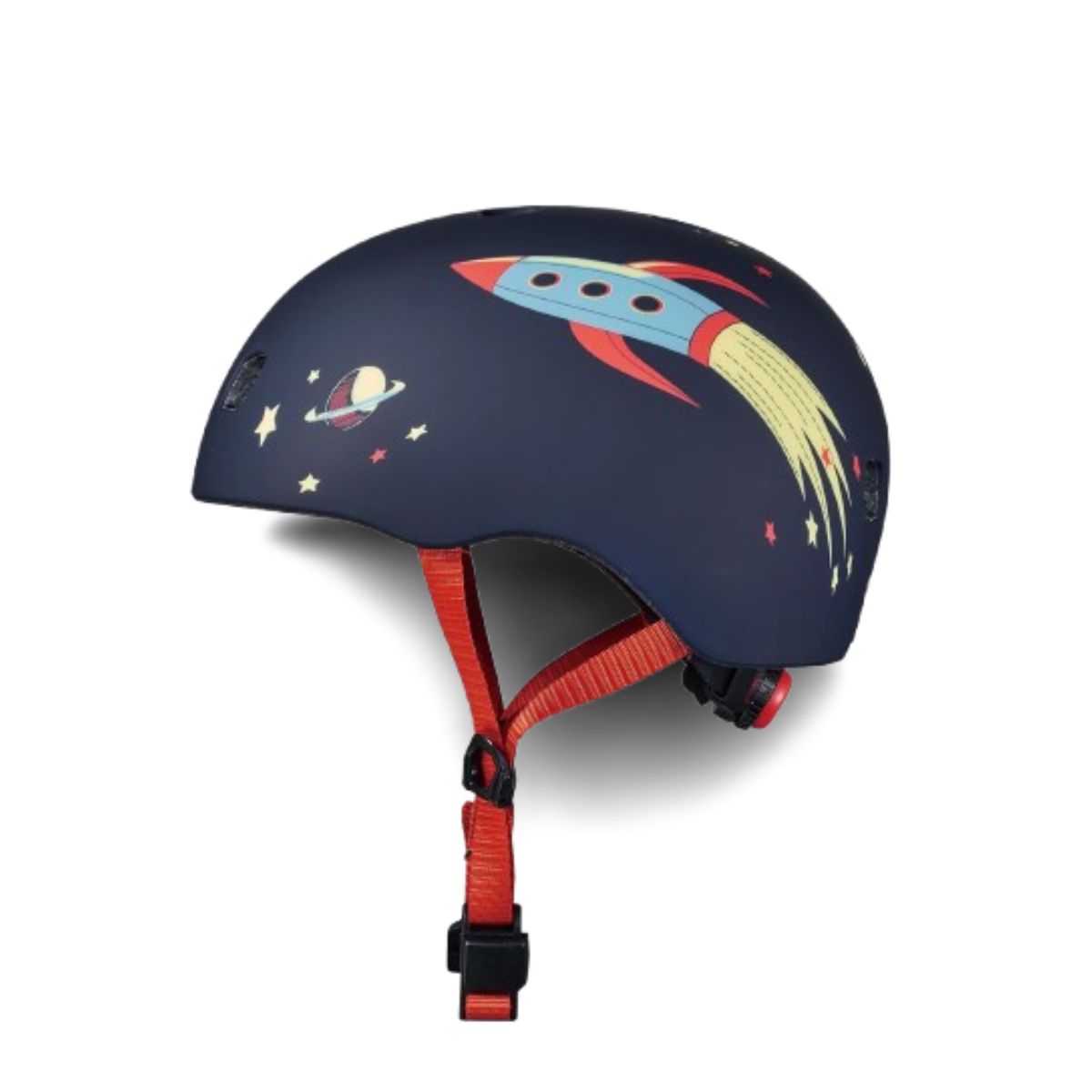 Micro Kickboard Rocket Pattern Kids Helmet - Extra Small
