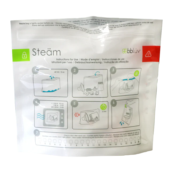 Bbluv Microwave Quick-Steam Sterilizer Bags