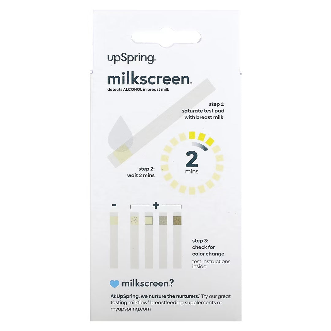 UpSpring MilkScreen Breast Milk Test Strips for Alcohol - 30 Strips