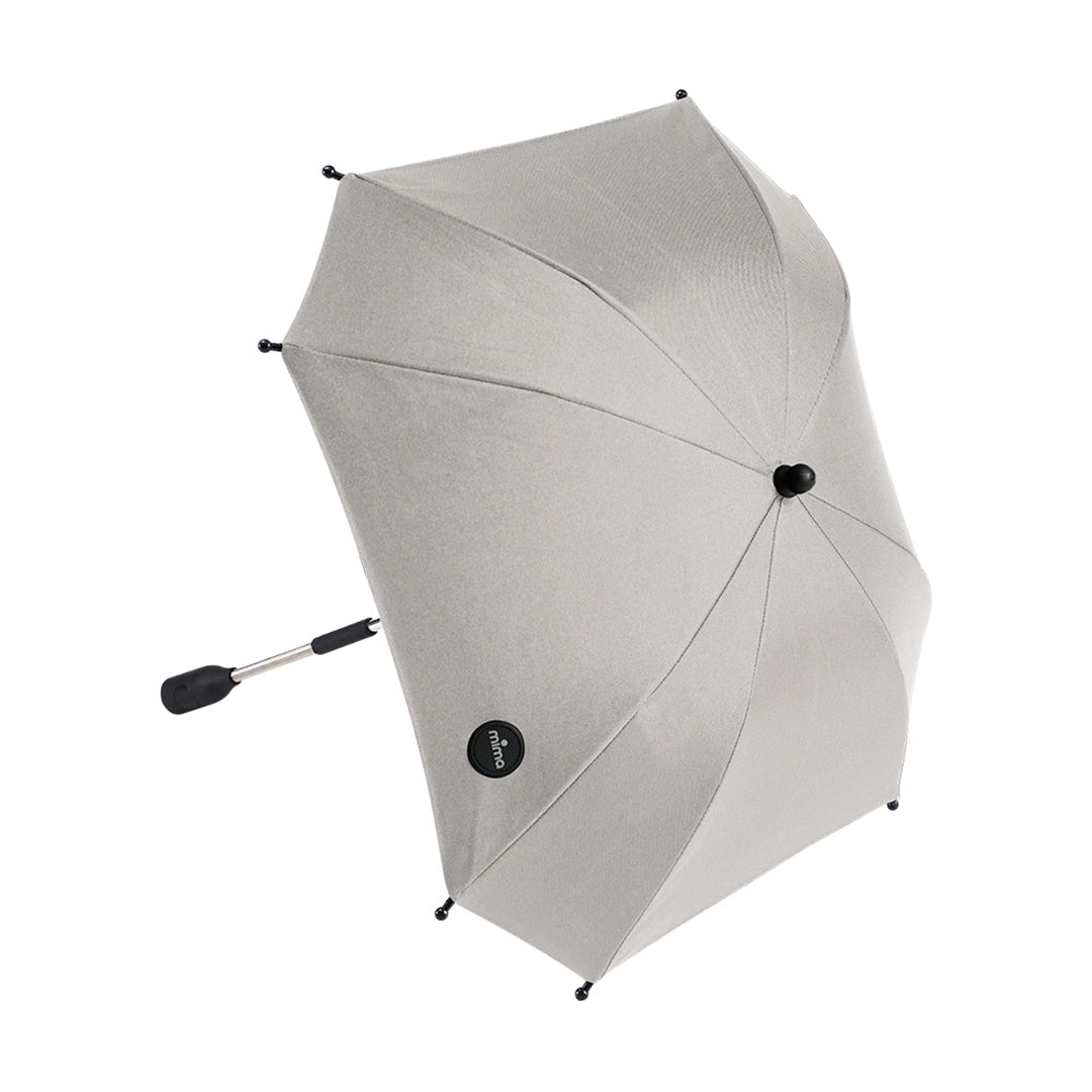 Mima Parasol And Clip Stone White