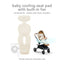 Mima Flo Baby Cooling Seat Liner - Donut Beige on Luna Baby Store Miami