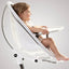 Mima Moon 2G High Chair White/Black on Luna Baby Store Miami