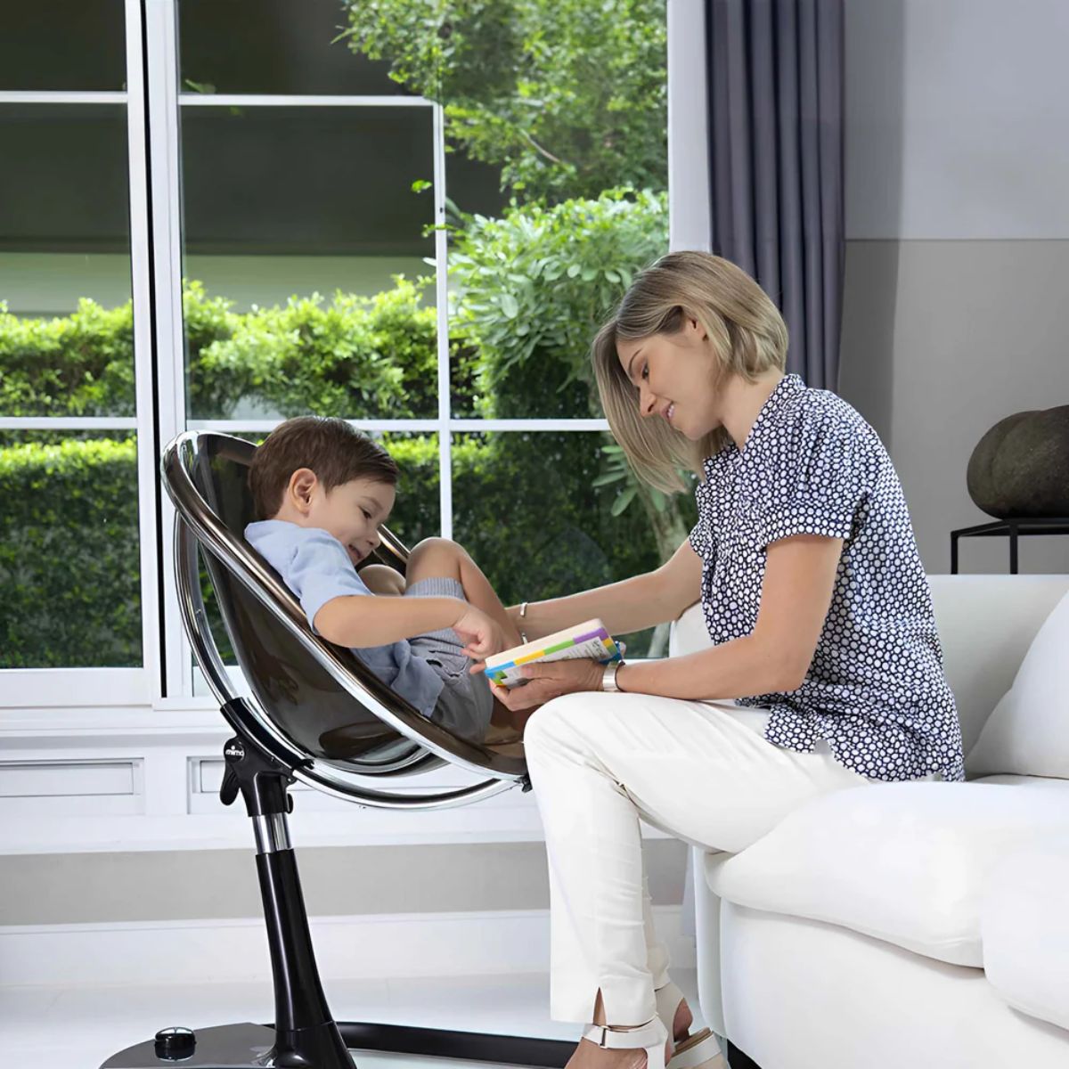 Mima Moon 2G High Chair black/camel