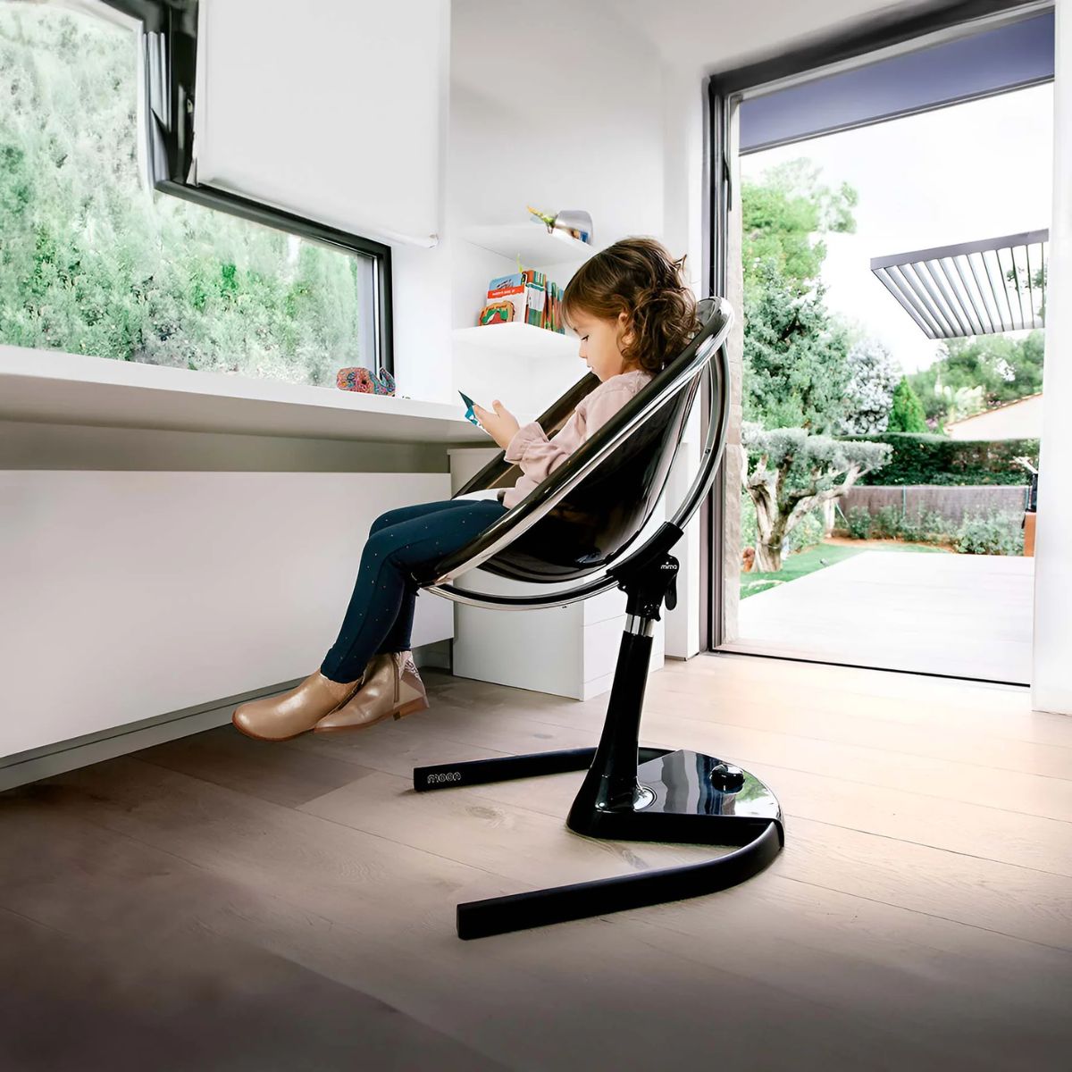Mima Moon 2G High Chair black/camel