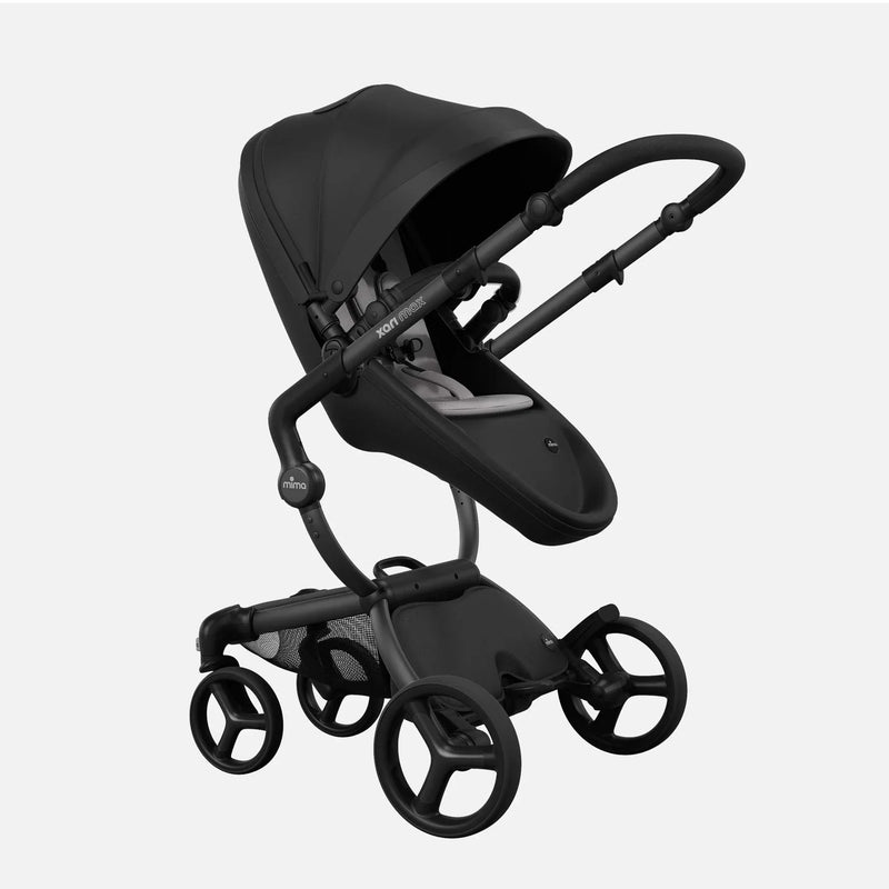 Mima Mima Xari Max Stroller - Black/Black/Stone White