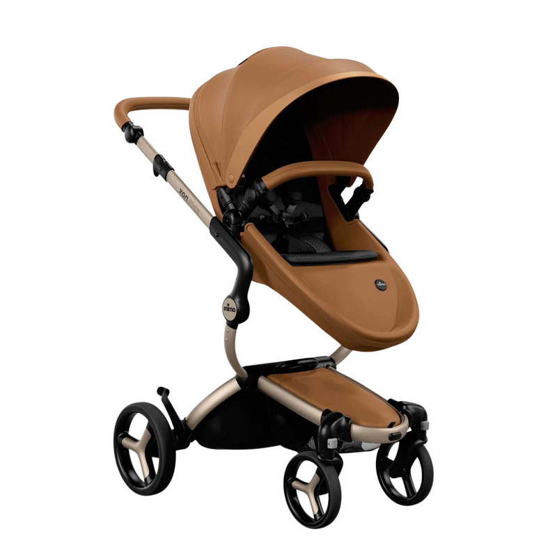 Mima Mima Xari Max Stroller - Champagne/Camel/Black