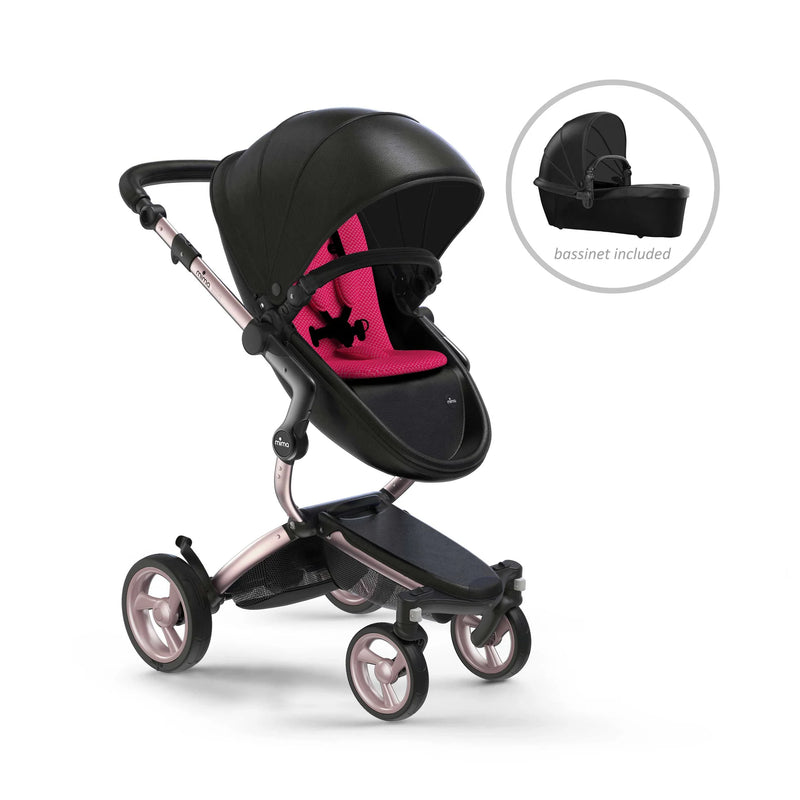 Mima Xari 4G Complete Stroller Rose Gold/Black/Hot Magenta