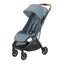 UPPAbaby Minu V3 Compact Stroller - Dillan (Stone Blue / Carbon Frame / Sand Leather)