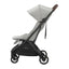 UPPAbaby Minu V3 Compact Stroller - Savannah (Pearl Gray Melange / Carbon Frame / Chestnut Leather)