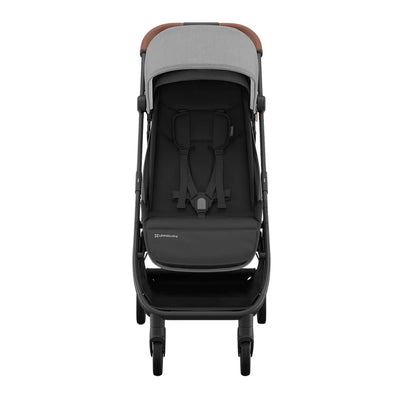 UPPAbaby Minu V3 Compact Stroller - Greyson (Charcoal Melange / Carbon Frame / Saddle Leather)