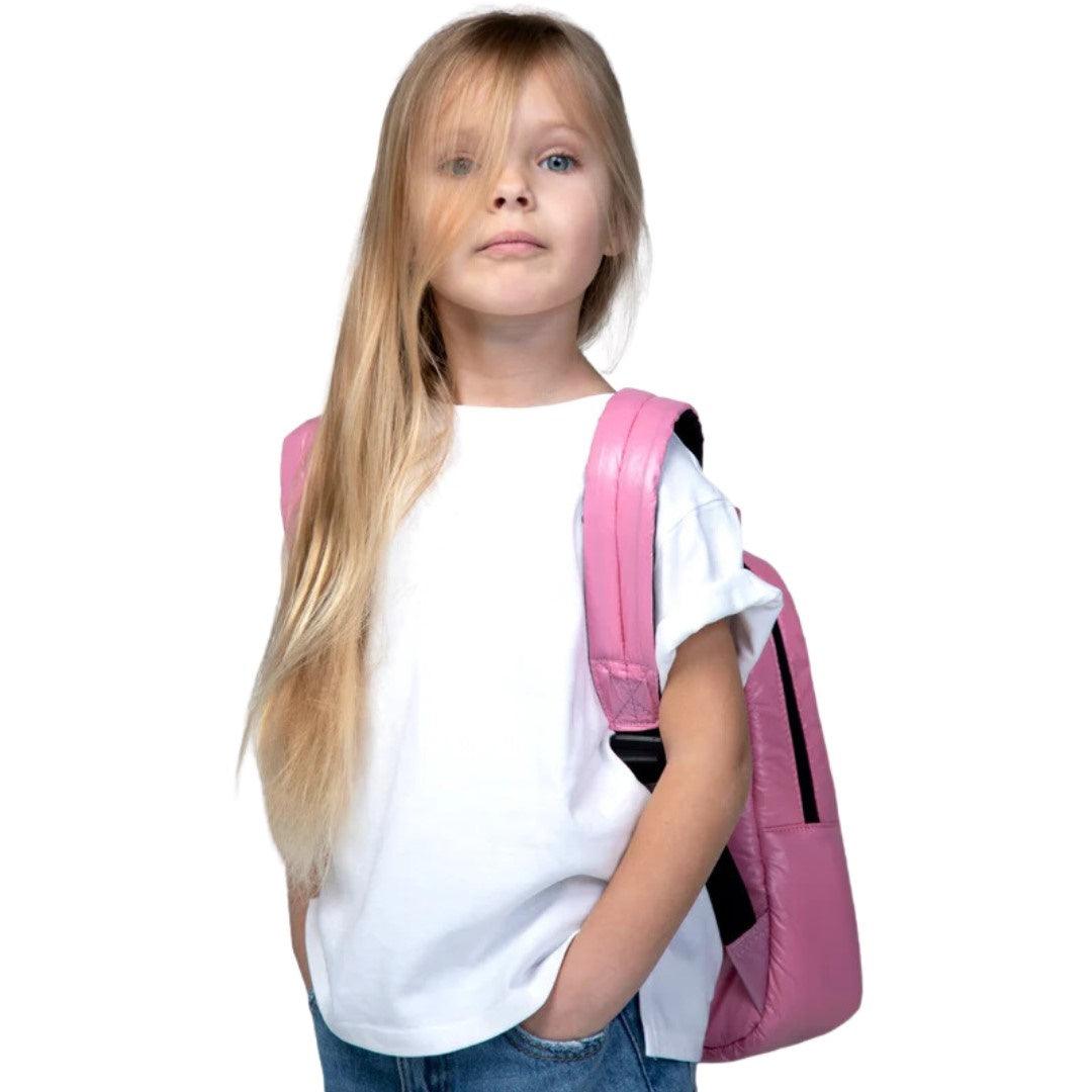 Mochila Infantil Mini Impermeável 7AM Laços Blush - 07:00 Babytunes