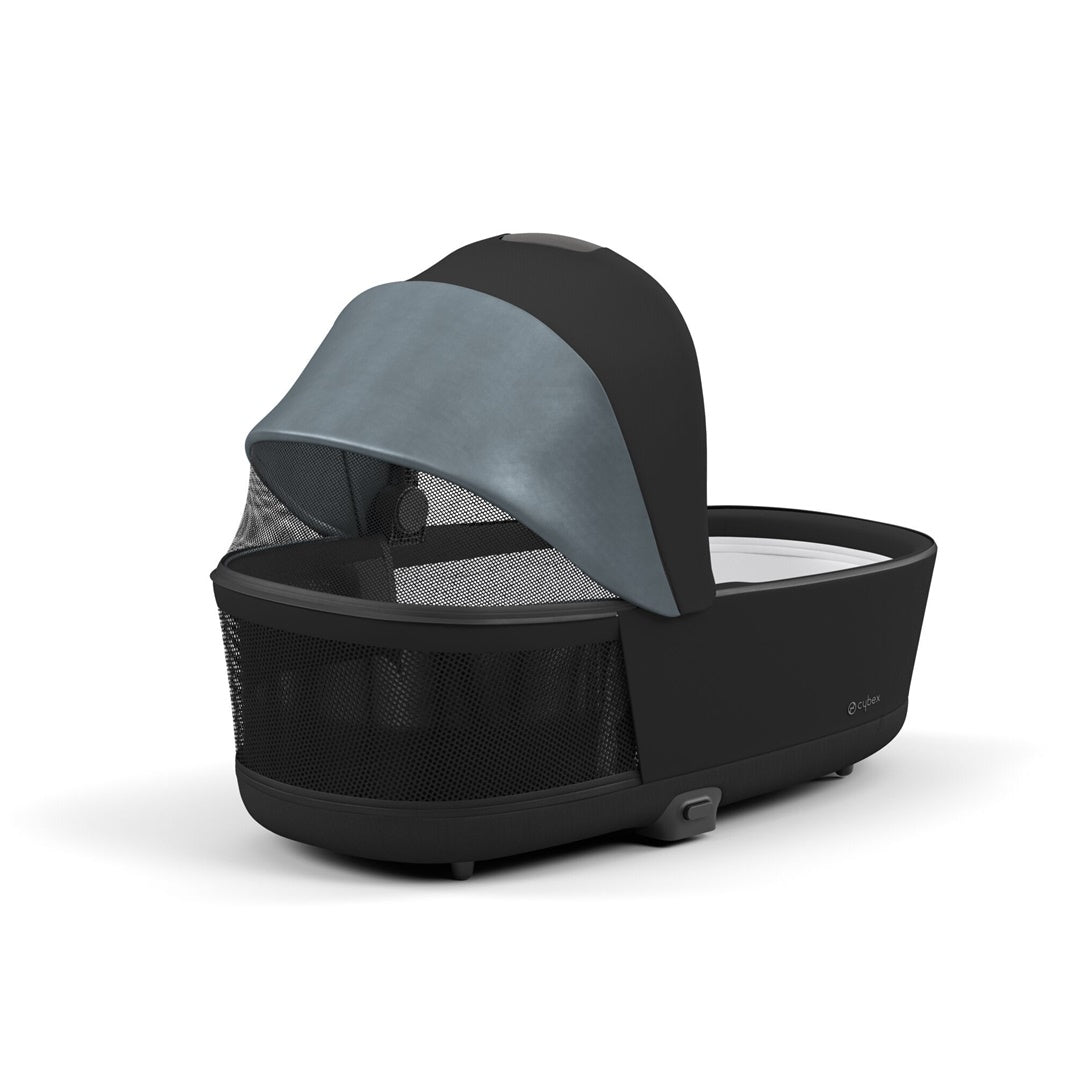 Cybex Priam 4/E-Priam 2 Lux Carry Cot - Sepia Black - Panoramic Ventilation Design