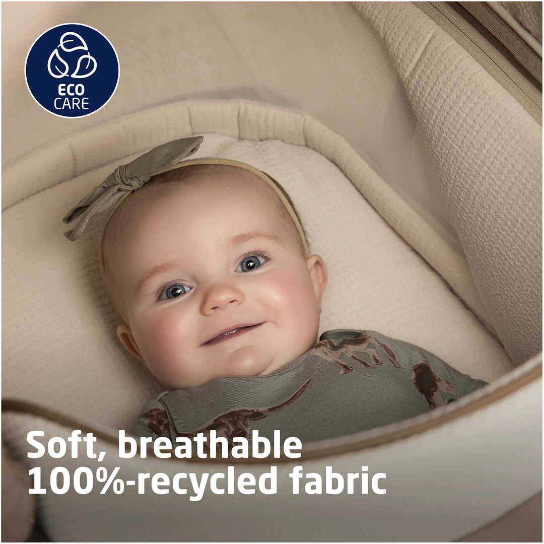 Moisés Infantil Maxi Cosi Carriage Natural Heritage - EcoCare Sustainable Fabrics