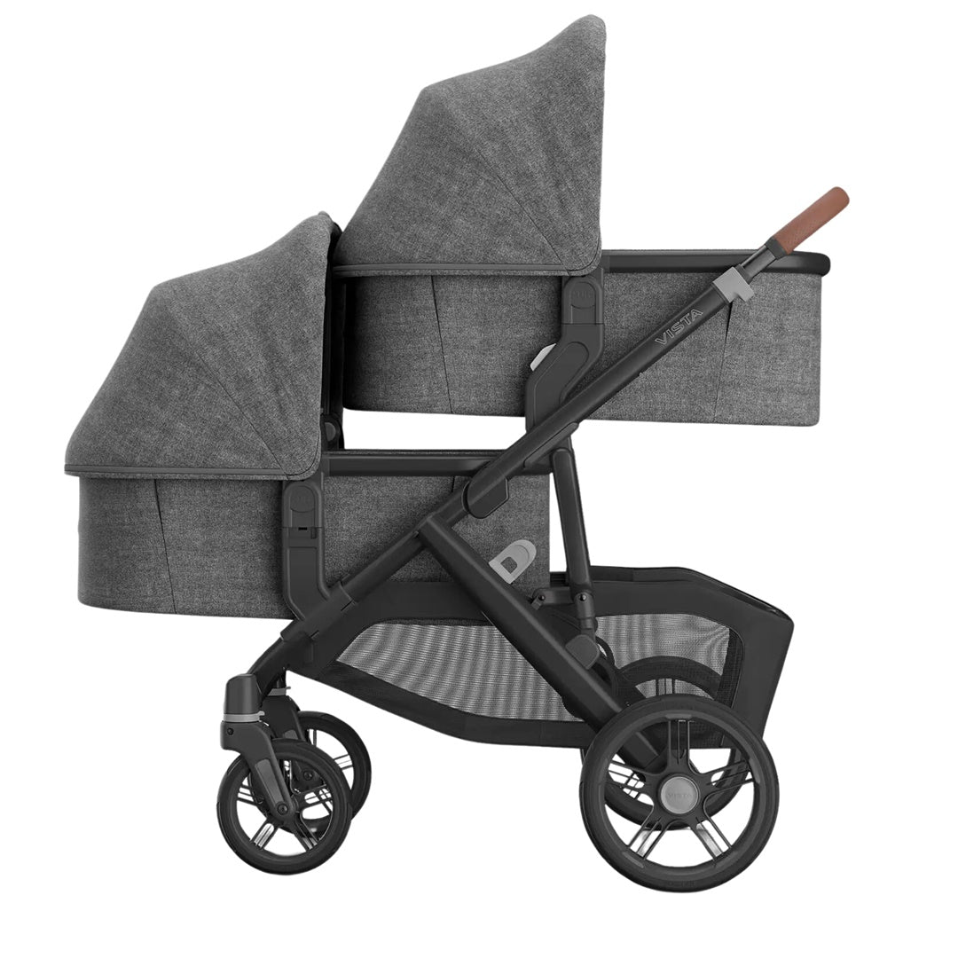 Uppababy Bassinet V3 - Theo Dark Taupe/Silver Frame