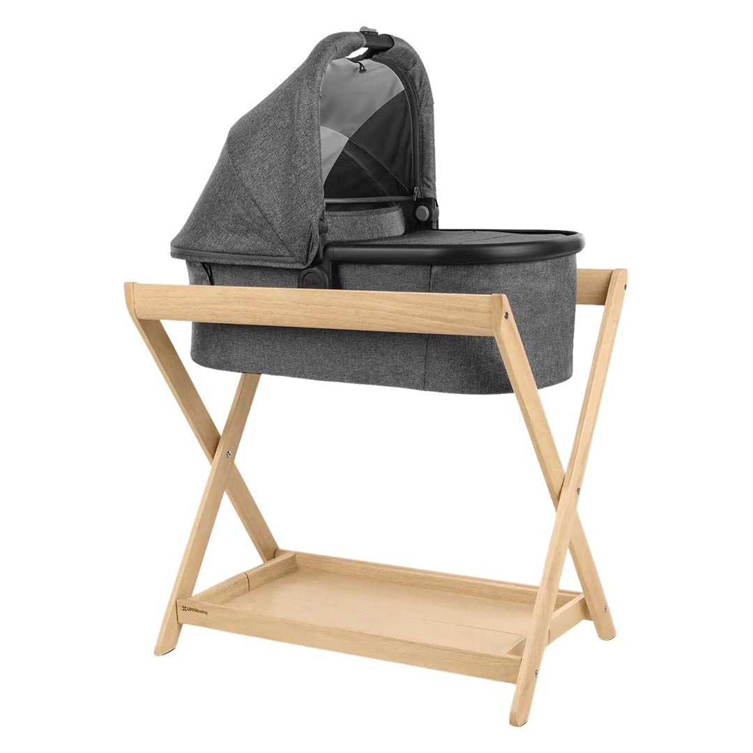 UPPAbaby Bassinet V3 - Callum Stone Blue/Silver Frame