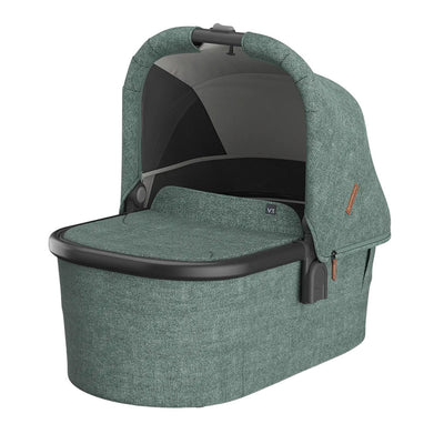 UPPAbaby Bassinet V3 - Gwen Green Melange/Carbon Frame