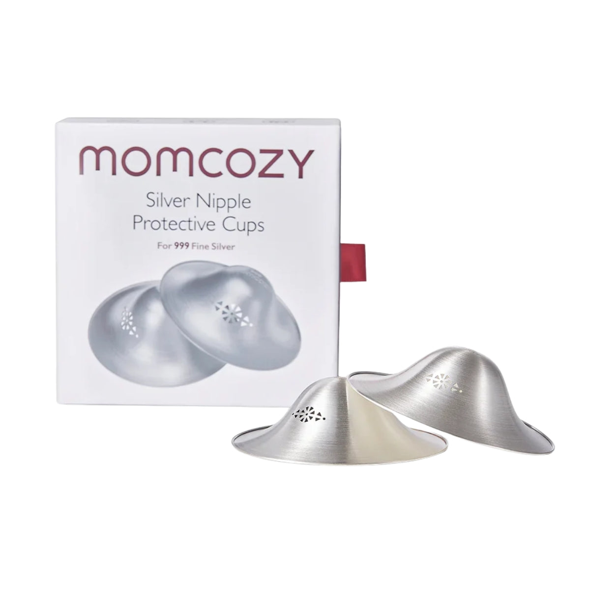 Momcozy 999 Silver Nipple Shields - Regular Nursing Cups