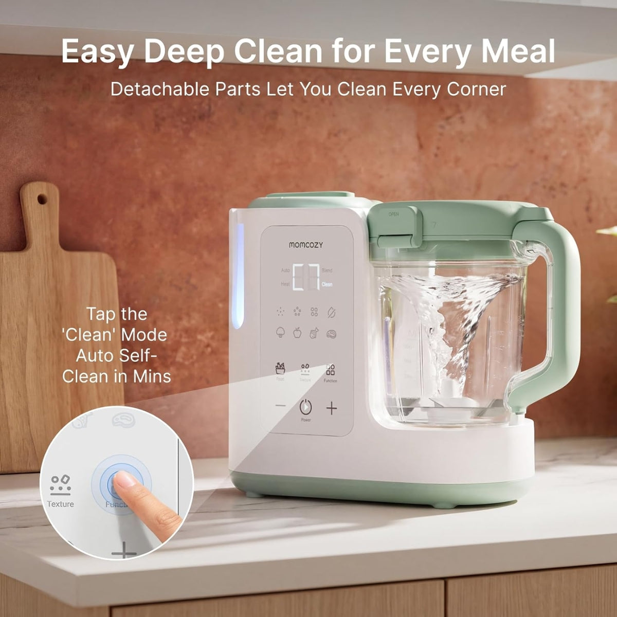 Momcozy AutoMeal Baby Food Maker on Luna Baby Store Miami