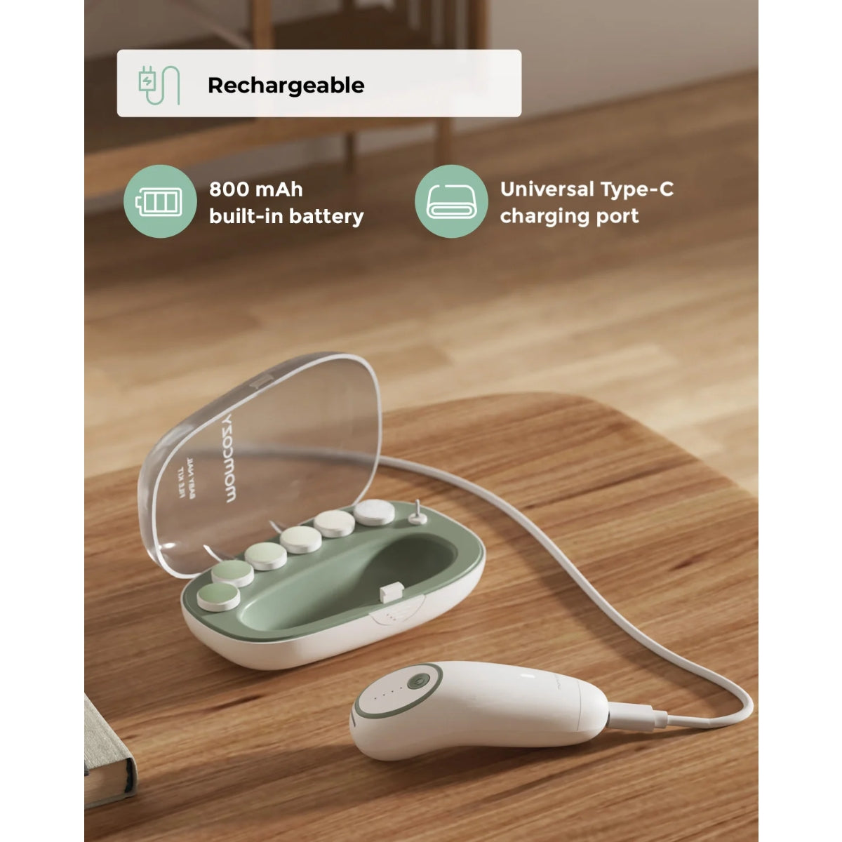 Momcozy Electric Baby Nail File - Low Noise