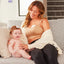 Momcozy - M5 Double Hands-Free Breast Pump Set Quill Grey