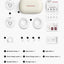 Momcozy - M5 Double Hands-Free Breast Pump Set Quill Grey
