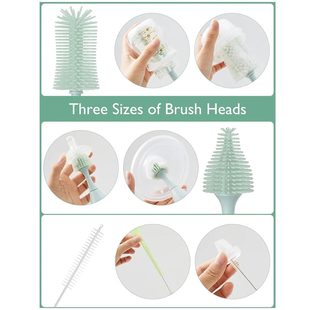 Momcozy Innovative Push-Press Design Bottle Brush Kit