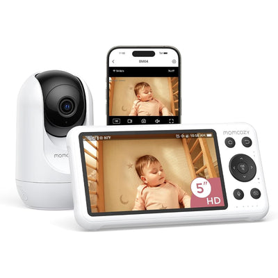 Momcozy 5-Inch Dual-mode Smart Baby Monitor with 1 Camera - BM04