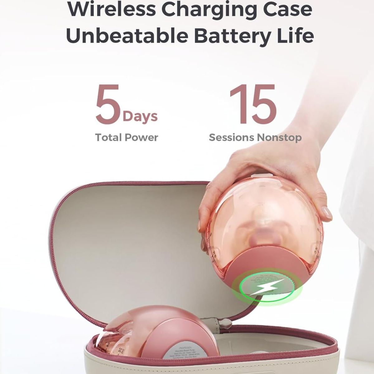 Momcozy Air 1 Ultra Slim Wireless Electric Double Breast Pump