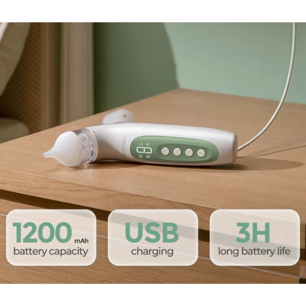 Momcozy BreezyClear 2-in-1 Electric Nasal Aspirator Replacement Heads