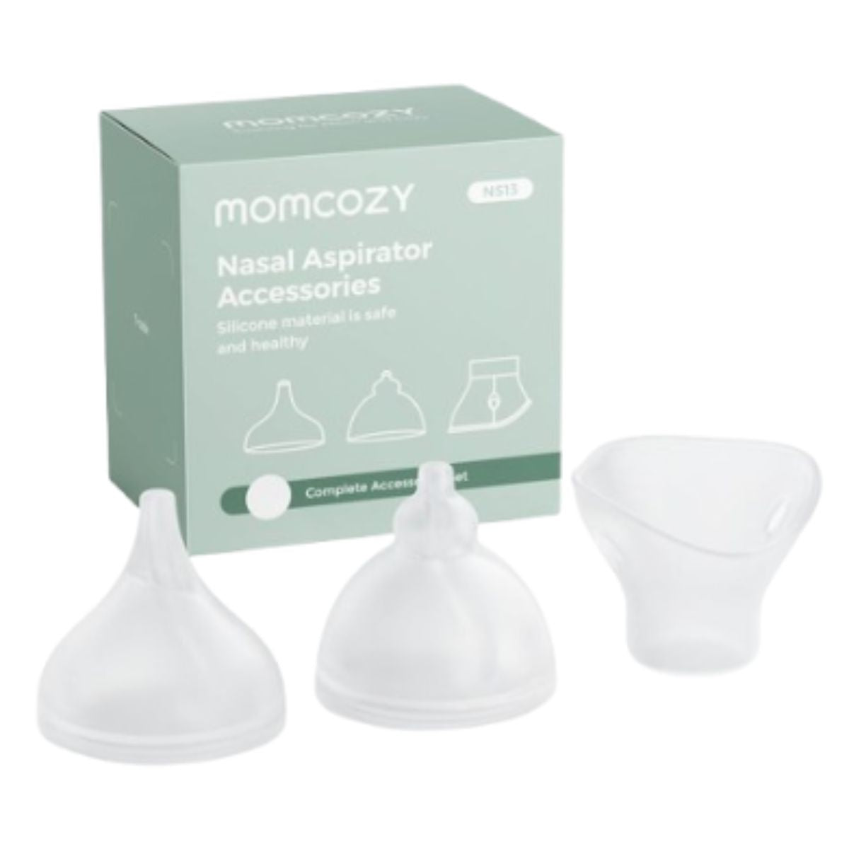 Momcozy BreezyClear 2-in-1 Electric Nasal Aspirator Replacement Heads on Luna Baby Store Miami