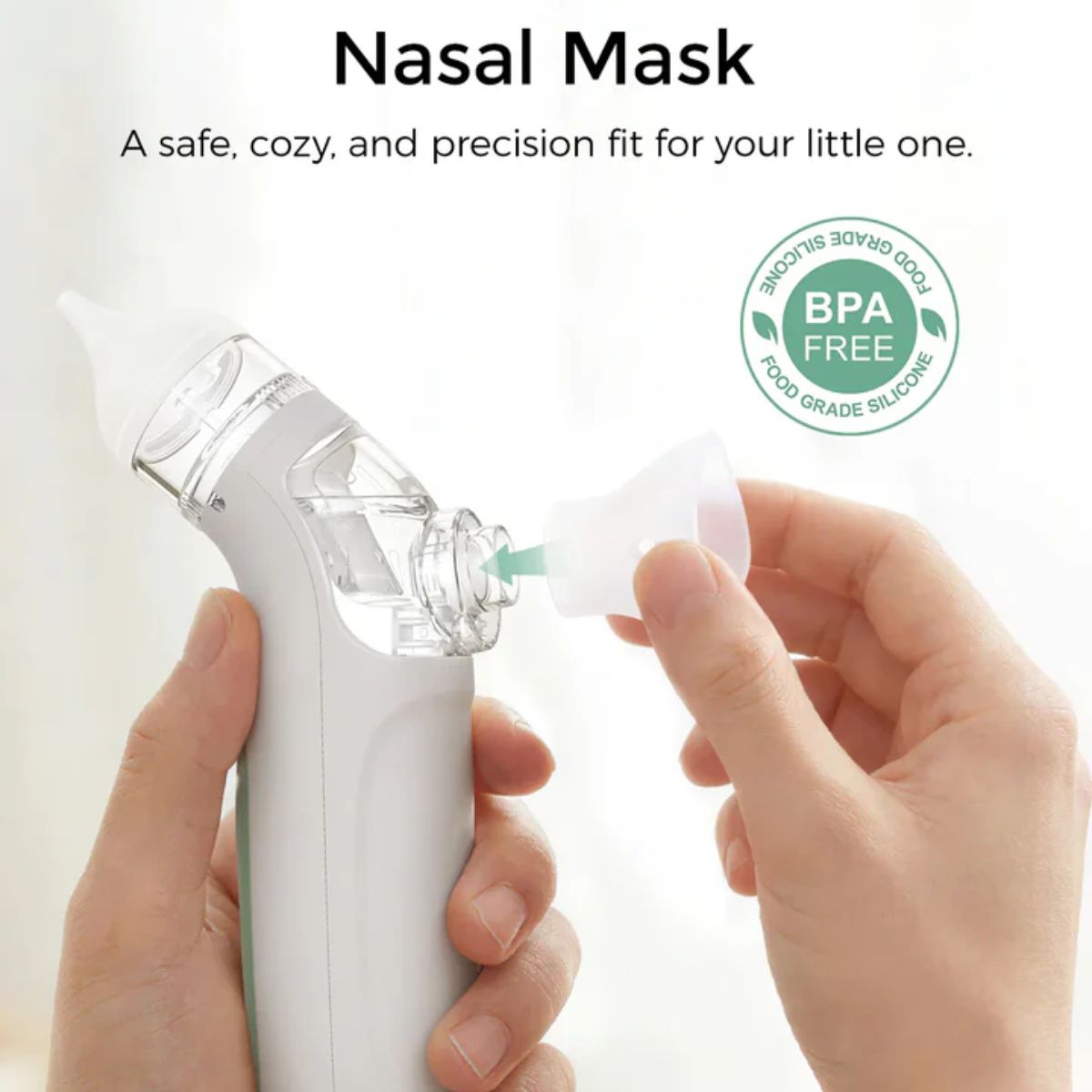 Momcozy BreezyClear 2-in-1 Electric Nasal Aspirator Replacement Heads on Luna Baby Store Miami