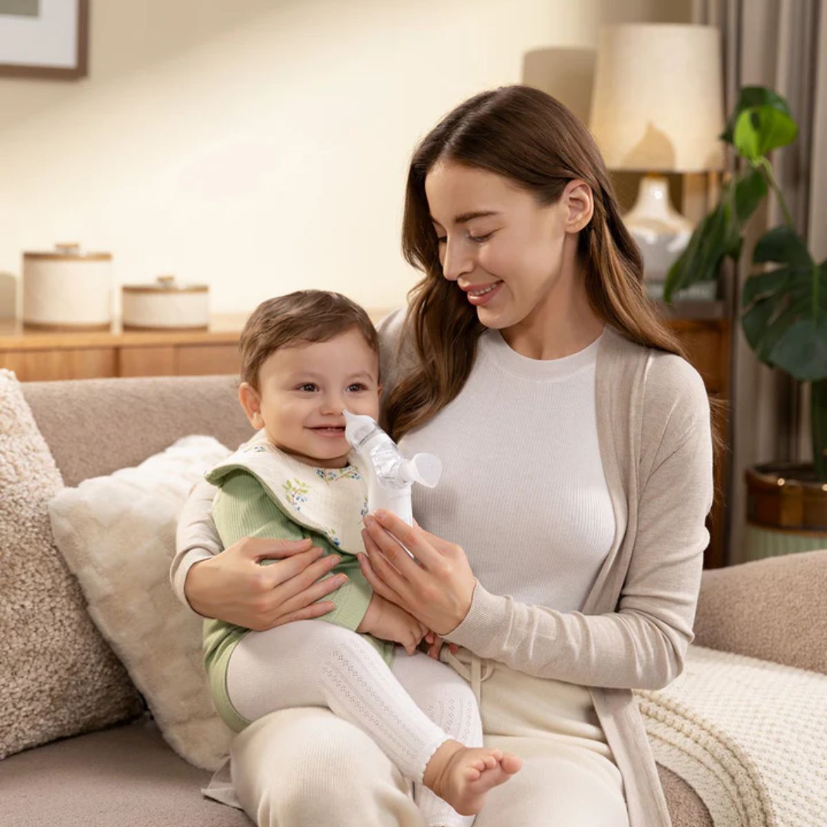 Momcozy BreezyClear 2-in-1 Electric Nasal Aspirator