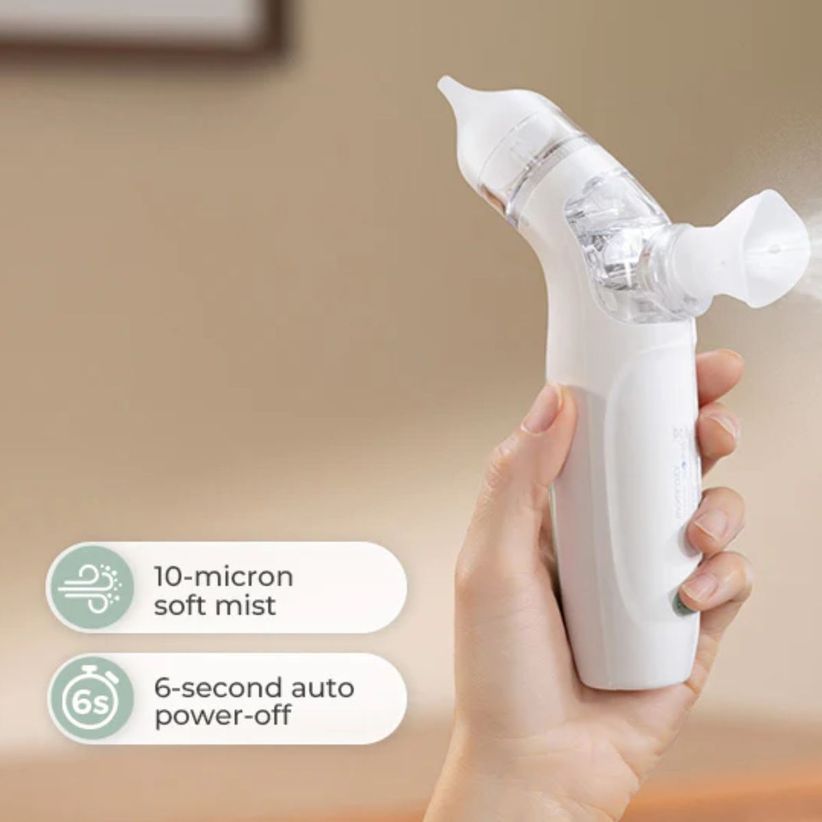 Momcozy BreezyClear 2-in-1 Electric Nasal Aspirator on Luna Baby Store Miami