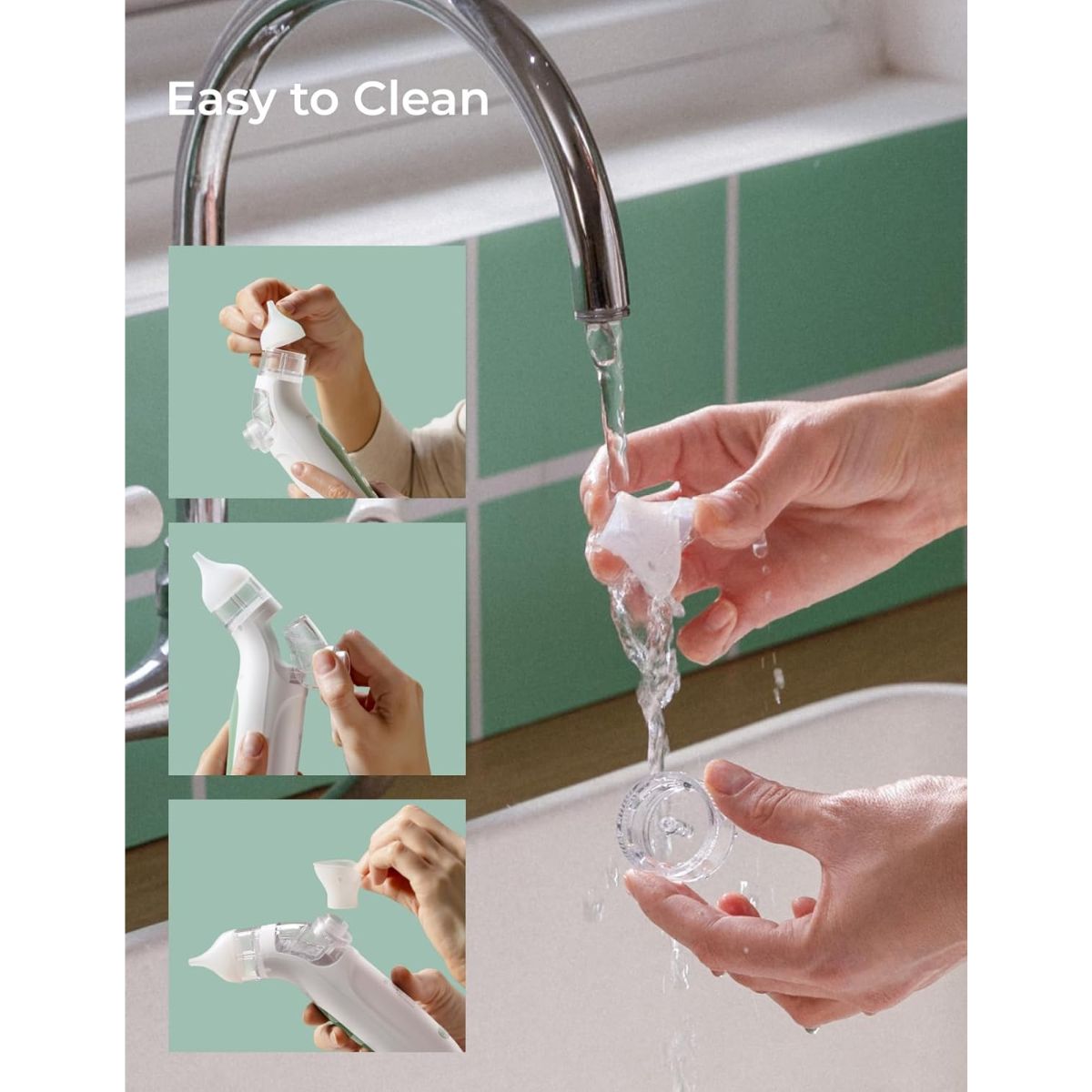 Momcozy BreezyClear 2-in-1 Electric Nasal Aspirator