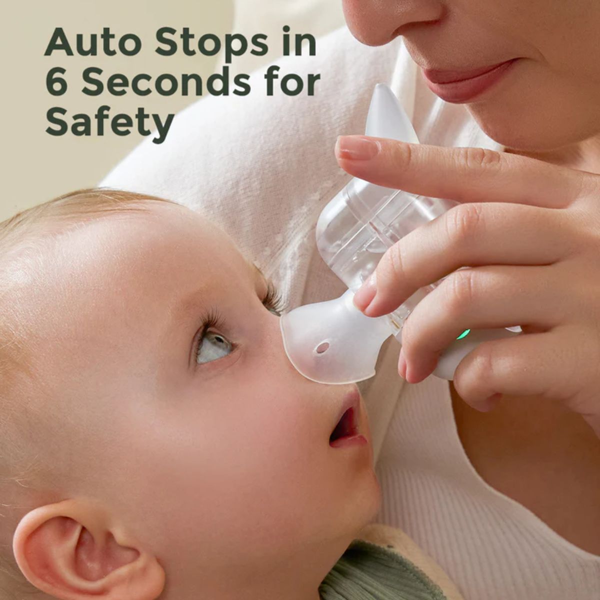 Momcozy BreezyClear Pro 2-in-1 Electric Nasal Aspirator on Luna Baby Store Miami