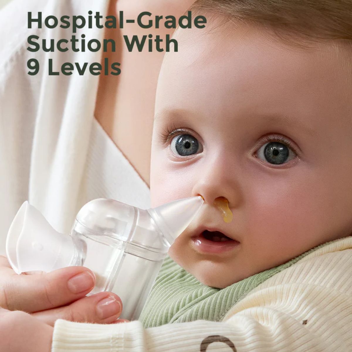 Momcozy BreezyClear Pro 2-in-1 Electric Nasal Aspirator on Luna Baby Store Miami