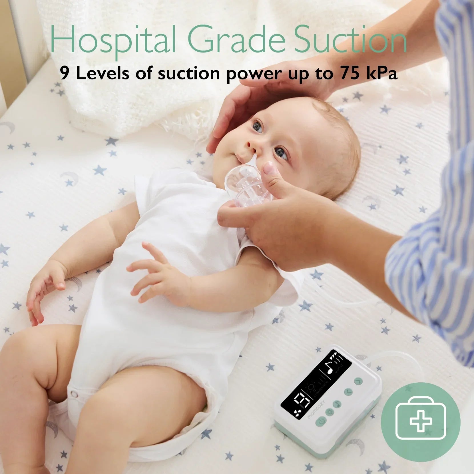 Momcozy Hospital Grade Nasal Aspirator on Luna Baby Store Miami