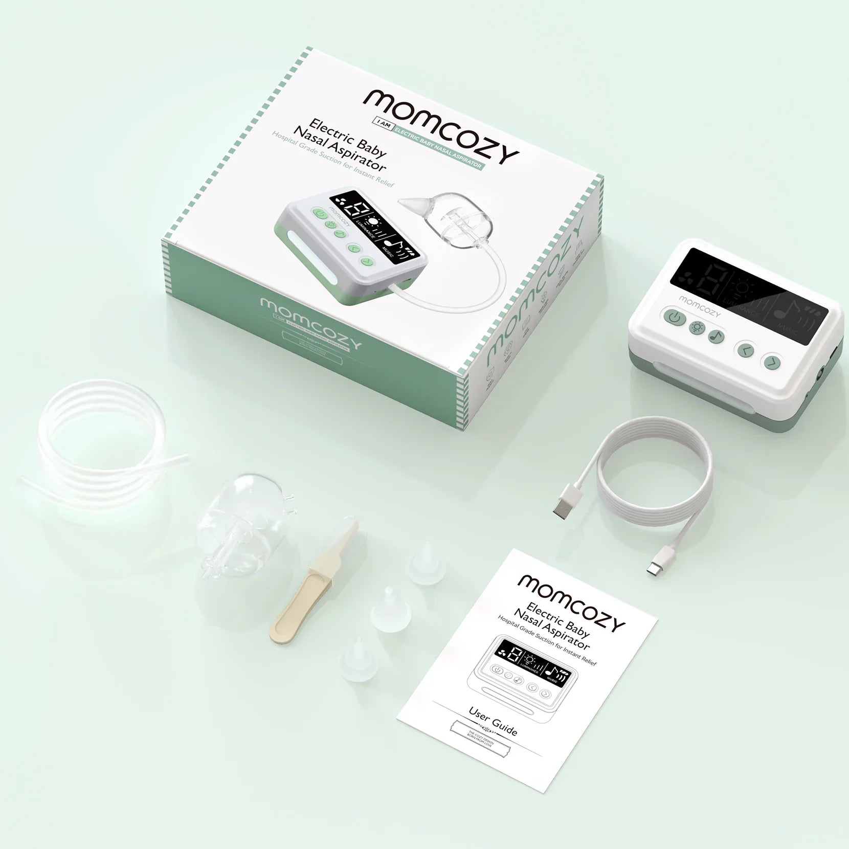 Momcozy Hospital Grade Nasal Aspirator on Luna Baby Store Miami