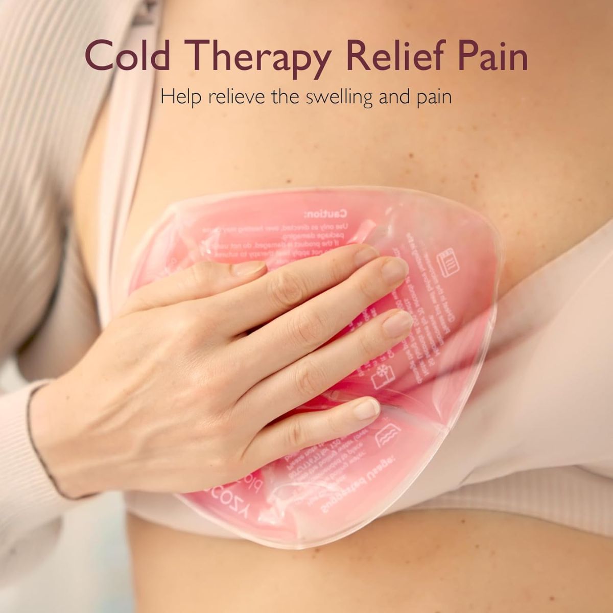Momcozy Hot and Cold Breast Larger Pads 2-Pack on Luna Baby Store Miami
