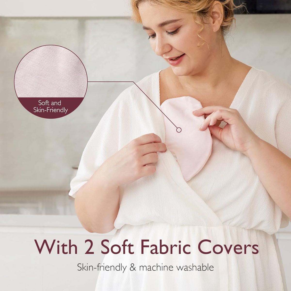 Momcozy Hot and Cold Breast Larger Pads 2-Pack