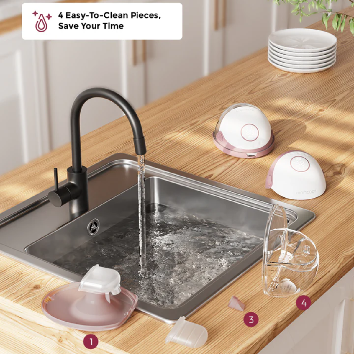 Momcozy M6 Mobile Style Hands-Free Breast Pump on Luna Baby Store Miami
