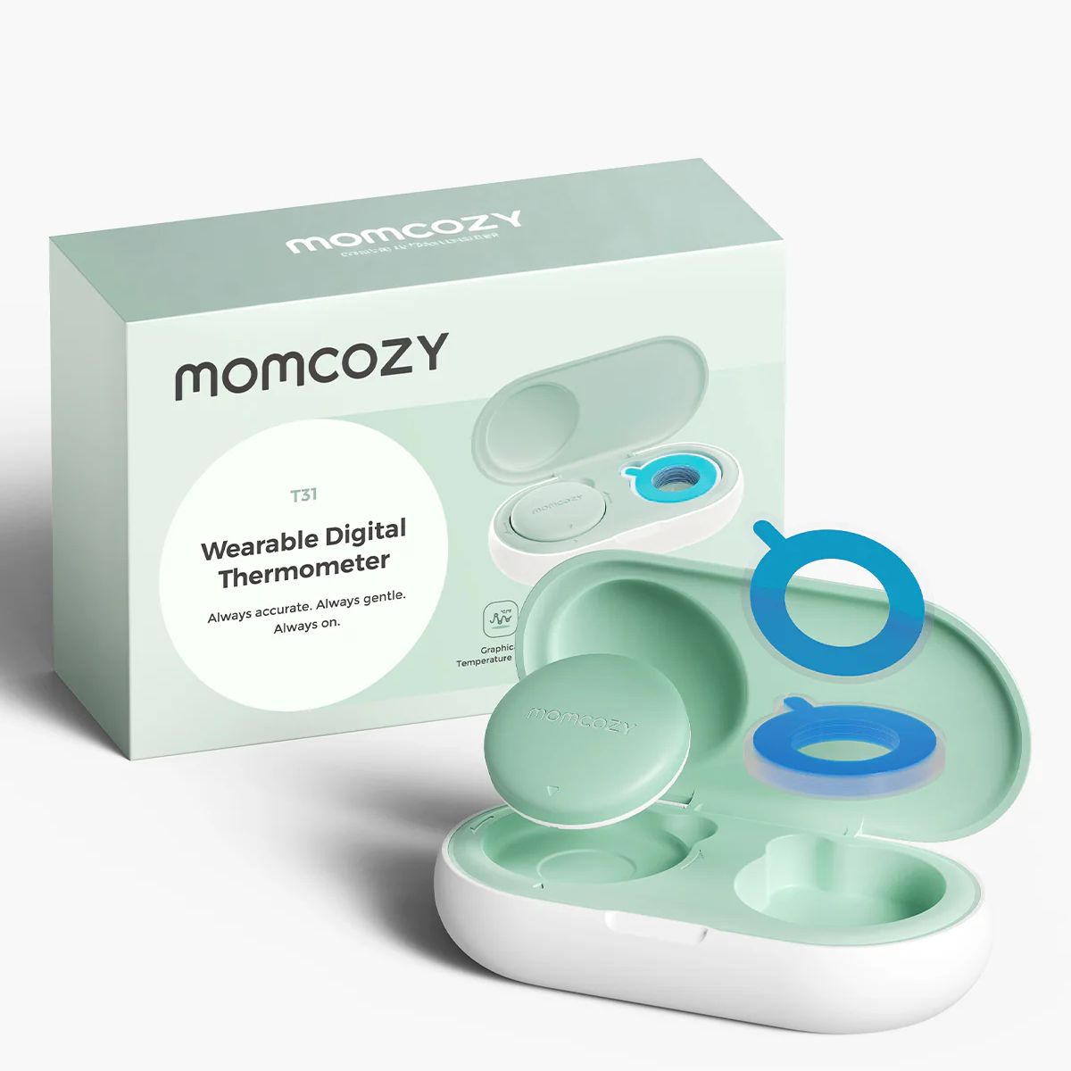 Momcozy Smart Digital Baby Thermometer with App