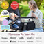 Momcozy Stroller Organizer All-in-One Cup Holder & Pet Strollers - Black