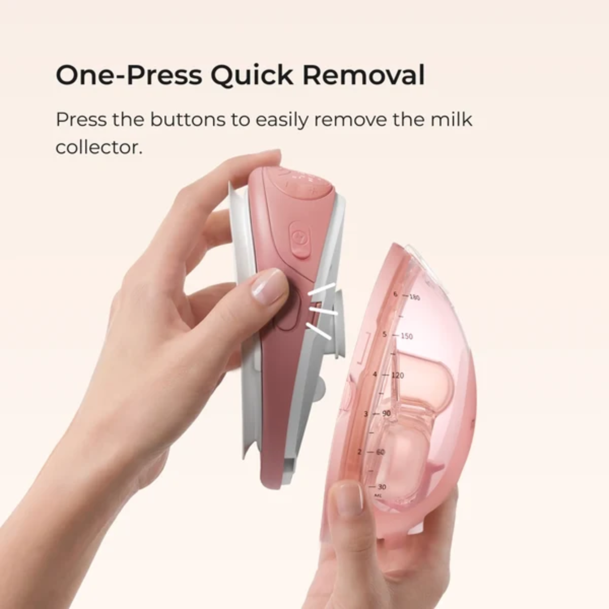 Momcozy Wellness 1 Warm-Massage Wearable Breast Pump on Luna Baby Store Miami