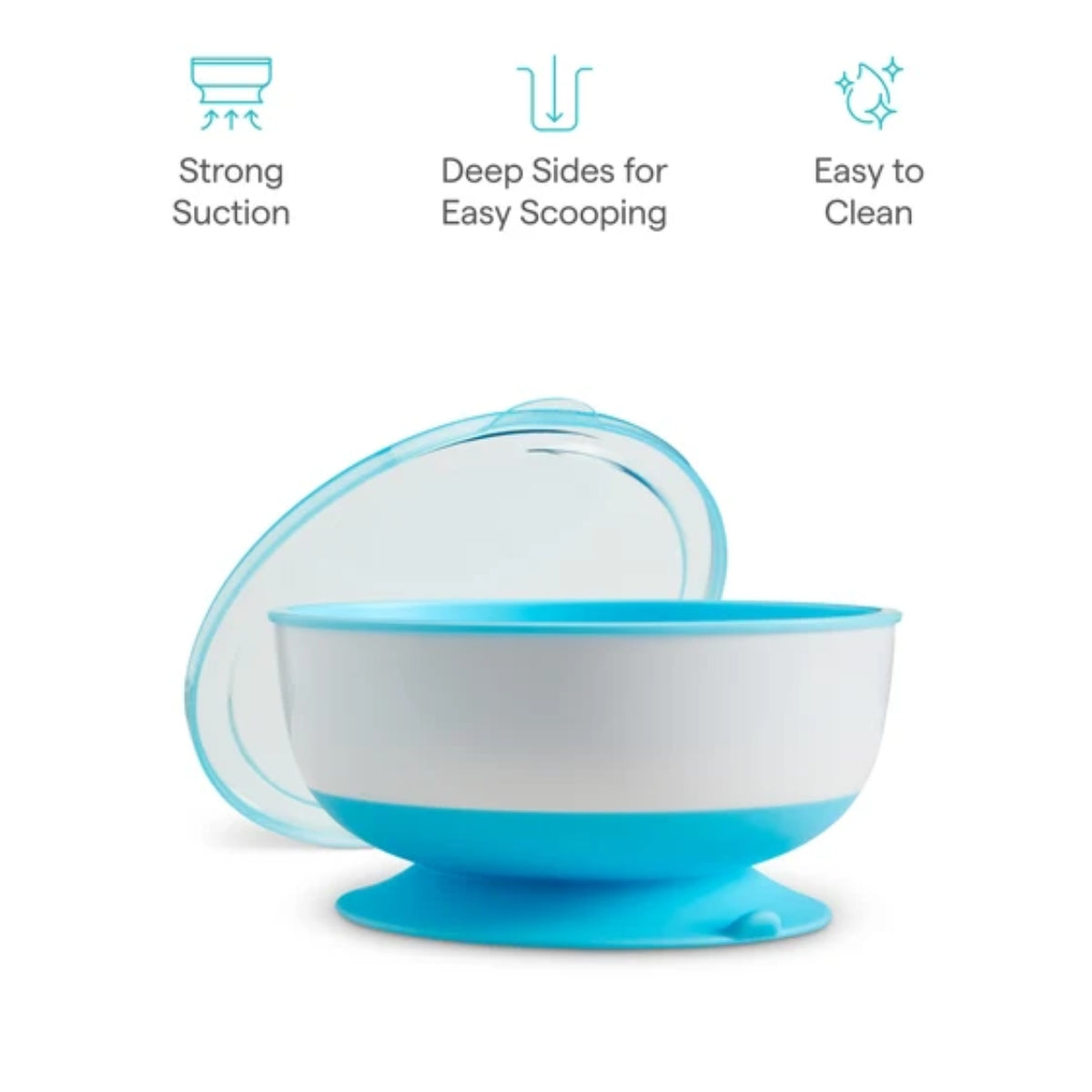 Munchkin Stay Put Suction Bowls & Lids