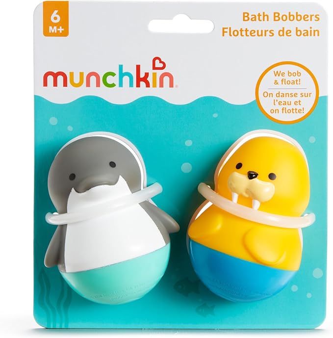 Munchkin Bath Bobbers Mold Free - Dolphin/Walrus