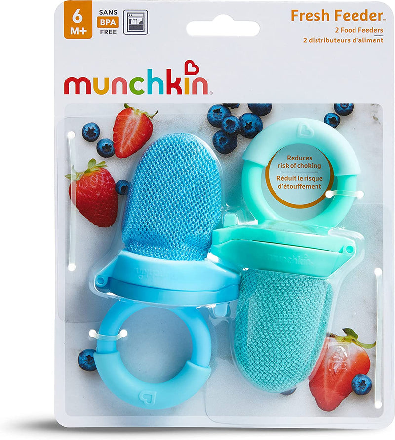 Munchkin Fresh Food Feeder 2 Pk - Mint/Blue