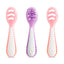 Munchkin Gentle Dip Multistage First Spoons Pink/Purple on Luna Baby Store Miami